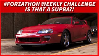 FH5 Forzathon Weekly Challenge IS THAT A SUPRA [upl. by Bilak]