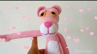 Pantera rosa amigurumi ✨🥰 a crochet Pedido entregado [upl. by Seyler636]