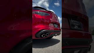 The Alfa Stelvio QV looks and sounds incredible‼️ alfaromeo stelvio quadrifoglio exhaustsound [upl. by Anerehs209]