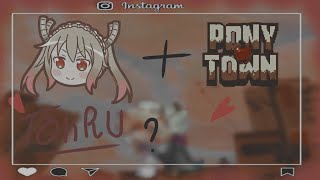 Pony town skin tutorial  Tohru Kobayashi  Izzy [upl. by Churchill]