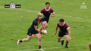 HIGHLIGHTS Super 8 Sevens Rugby 2023  Rotorua Boys High v Hamilton Boys High [upl. by Jacoby]