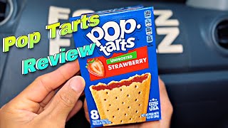 Unfrosted Strawberry Pop Tarts  Kellogg’s Review 13 [upl. by Stockton]