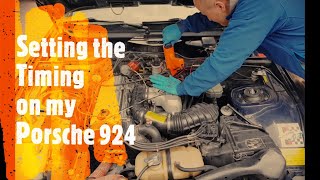 Setting the Timing on my Porsche 924  Part 28 [upl. by Bandeen]