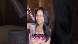 Matte Tattoo  The Key  Nykaa  Lipstick  Ad  Brand Collab [upl. by Neeven]