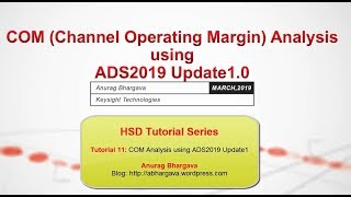 HSD Tutorial11 COM Analysis using ADS [upl. by Dustie361]