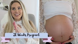 30 Weeks Pregnant  First Pregnancy  Third Trimester [upl. by Victorie]