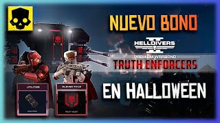 Nuevo Bono de Guerra 🎫 de Halloween 🎃 quotEJECUTORES DE LA VERDADquot 🗡 en HELLDIVERS 2 💀 [upl. by Larrisa53]