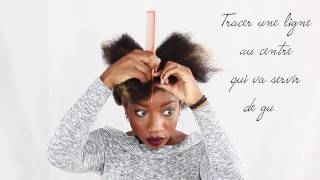 Tuto Coiffure Cheveux Naturel blakiabeauty [upl. by Ledoux266]