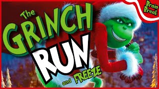 🏃‍♂️🎄 The Grinch Run and Freeze ❄️  Christmas Brain Break  Grinch Chase  Virtual Run  Just Dance [upl. by Carilyn]