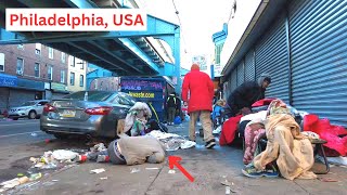 Kensington Ave Philadelphia Streets of Philadelphia  January 2024 Part 1 [upl. by Dierolf]