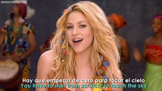 Shakira  Waka Waka Esto es África  Lyrics  Español  Video Oficial [upl. by Ynnattirb573]