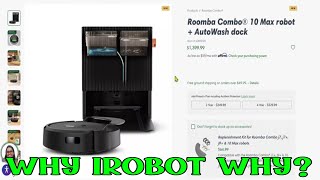 iRobot FINALLY Has an all in ONE Combo Autowash Roomba 10 MAX  They dropped the ball Robot Vacuum [upl. by Pricilla]