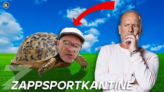 THEO IN EEN SCHILDPAD VERANDEREN😱  De Zappsportkantine [upl. by Bilek]