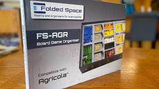 Folded Space Board Game Organizer for Agricola [upl. by Oecam]