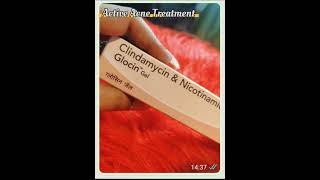 clindamycin and nicotinamide gel glocin gel skincare acne acnetreatment skincareroutine [upl. by Celestina]