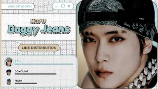 NCT U  Baggy Jeans Line Distribution Color Coded [upl. by Llevra]