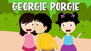 Georgie Porgie Pudding And Pie  Nursery Rhyme With Lyrics  English Rhymes For Kids [upl. by Hau]