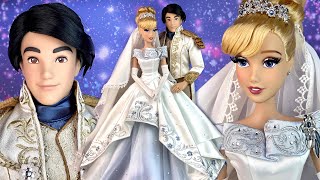 Cinderella amp Prince Charming Limited Edition Wedding Doll Set Platinum Review quotOut of the Boxquot [upl. by Hildick]