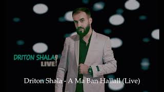 DRITON SHALA  A MA BAN HALLALLLIVE [upl. by Oinolopa]