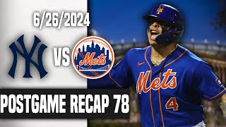 Mets Fan Reaction Game 78  NYY2 NYM12 THE METS DESTROY THE YANKEES AS THEY SWEEP THEM [upl. by Trometer]