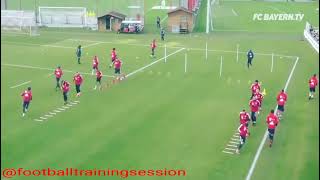 Warmup Fc Bayern Coordination Training Idea fcbayern training warmup footballtraningsession [upl. by Vinita250]