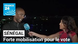 Présidentielle au Sénégal  forte mobilisation pour le vote • FRANCE 24 [upl. by Albin]