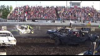 Demolition derby clips Donnellson Iowa [upl. by Llenaej]