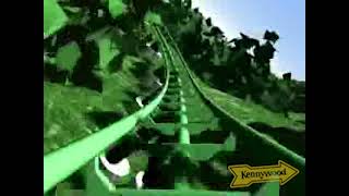 Phantom’s Revenge Original 2001 POV Animation  Kennywood Roller Coasters [upl. by Lustig]