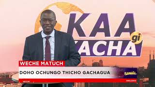 Doho ochungo thicho oko Gachagua  RamogiTV [upl. by Ragde]