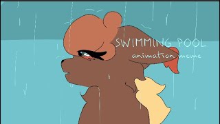 Swimming pool animation meme feat My oc luckystar [upl. by Musihc]