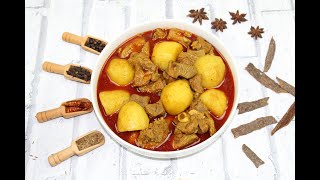 Mutton Potato Curry Recipe Aloo Mutton Curry Recipe Bengali Style Mutton Curry With Potato Recipe [upl. by Dnomayd]