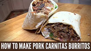 Smoked Pork Carnitas Burritos [upl. by Bonni679]