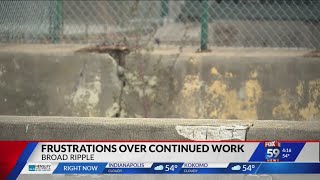 Frustrations over continued road work in Broad Ripple [upl. by Christophe723]