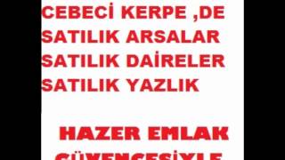 KERPE SATILIK YAZLIK DAİRE YAZLIK EV HAZER EMLAK TEL 0546 851 6657 [upl. by Oreves964]