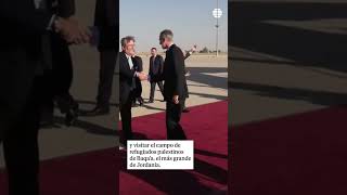 El rey llega a Amán para mostrar su apoyo a Jordania para lograr la paz en Oriente Medio [upl. by Siugram196]