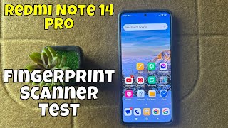 Fingerprint Scanner Test on Redmi Note 14 Pro  Fingerprint Sensor Test on Redmi Note 14 Pro [upl. by Kettie]