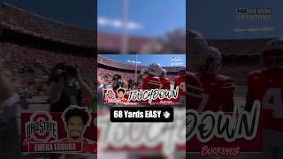 Emeka Egbuka Takes Screen 68 Yards To The House 💨 Ohio State Football [upl. by Gnanmas15]