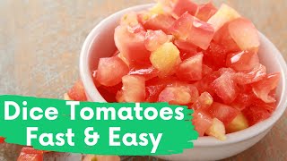 How to Dice Tomatoes  Ny The Cook [upl. by Namreh747]