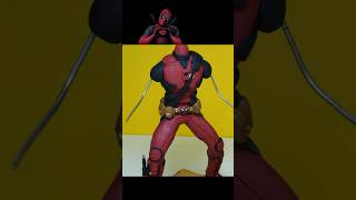 Amazing ClayMade Deadpool ｜ Clay Tutorial  Shorts Deadpool DIY ClayArt fanart [upl. by Grace514]