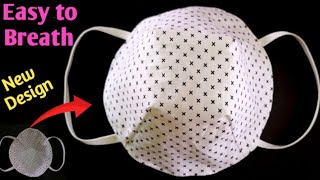 Face Mask Sewing Tutorial Breathable  Bowl Design  Make Easy Face Mask at Home  Cloth Face Mask [upl. by Datnow32]