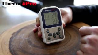 ThermPro TP 12 Digital Wireless Thermometer Introduction [upl. by Brittnee553]