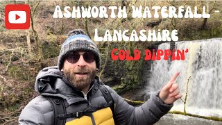 Ashworth Waterfall COLD WATER Dipping amp WALKING Lancashire Walks [upl. by Etnuahc]