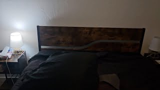 Review for VECELO Platform Bed Frame with Wood Headboard Queen size [upl. by Gilbertson]