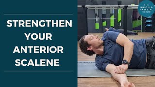 How to strengthen your anterior scalene for side flexion  The MSK Physio [upl. by Novar]