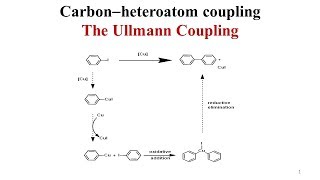 Ullmann Coupling  Carbon Heteroatom Coupling [upl. by Alva]