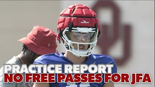 Practice Report OU coaches not interested in making practice easy for Jackson Arnold [upl. by Adien]