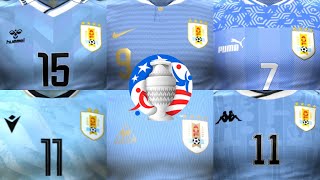 CAMISETA DEFINITIVA de URUGUAY para la COPA AMÉRICA 2024  ¿NIKE ADIDAS KAPPA otra vez PUMA [upl. by Colligan341]