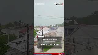 Tropical Storm Nadine Caye Caulker [upl. by Ahsiat]