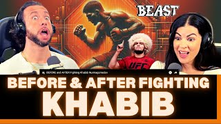 ONE OF THE BEST EVER FROM THE UFC Opponents BEFORE And AFTER Fighting Khabib Reaction [upl. by Lyrrehs]