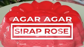 AGAR AGAR SIRAP ROSE [upl. by Naggem]